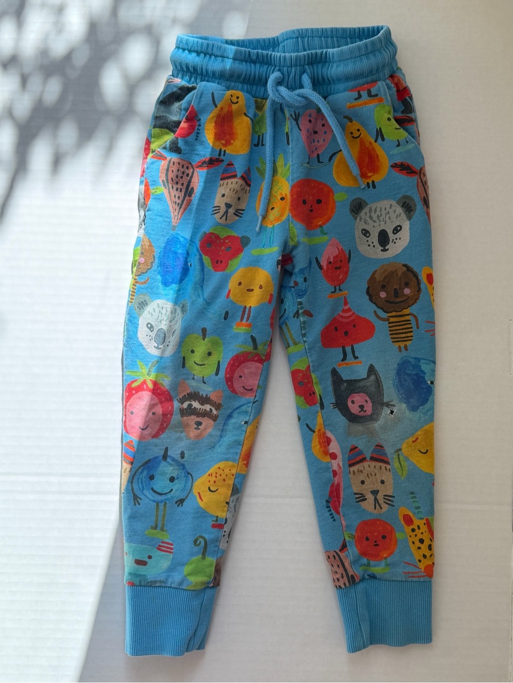 Gorman Kids Colorful Print Jogger Pants 3-4 Organic Cotton PLAY